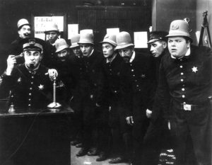 Keystone Cops entertaining us 100 years ago