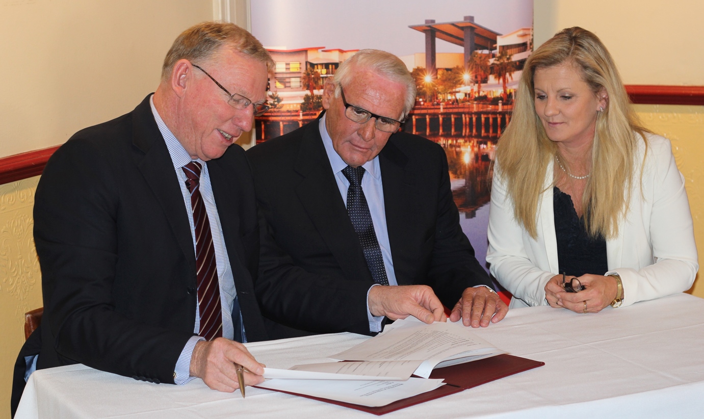 Toondah Harbour agreements signed at the Grand View Hotel in Cleveland