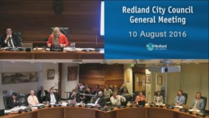 Video of the Redland City Council meeting on 10 August - Crazy Day in Cleveland