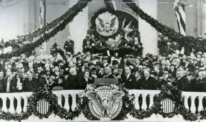 Franklin D. Roosevelt at his first inauguration in 1933 when he said the only thing we have to fear is...fear itself