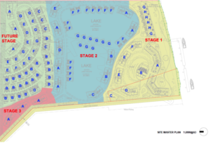 The Lakes staging plan