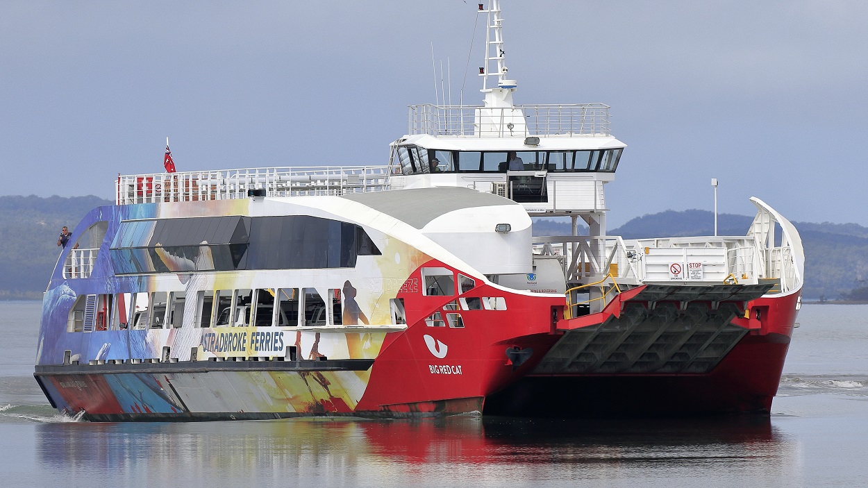 The Stradbroke Ferries 'Big Red Cat" is part of the Sealink fleet