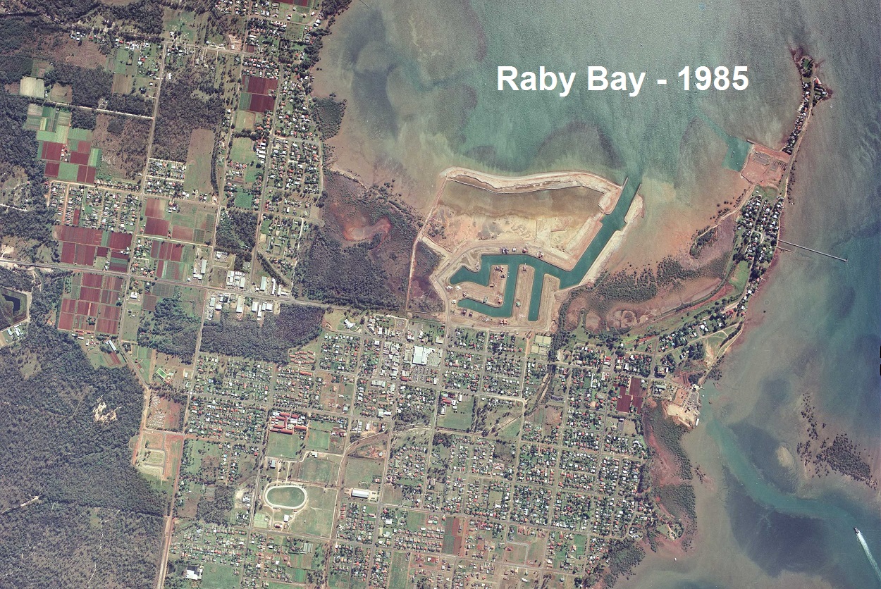 Raby Bay in 1985