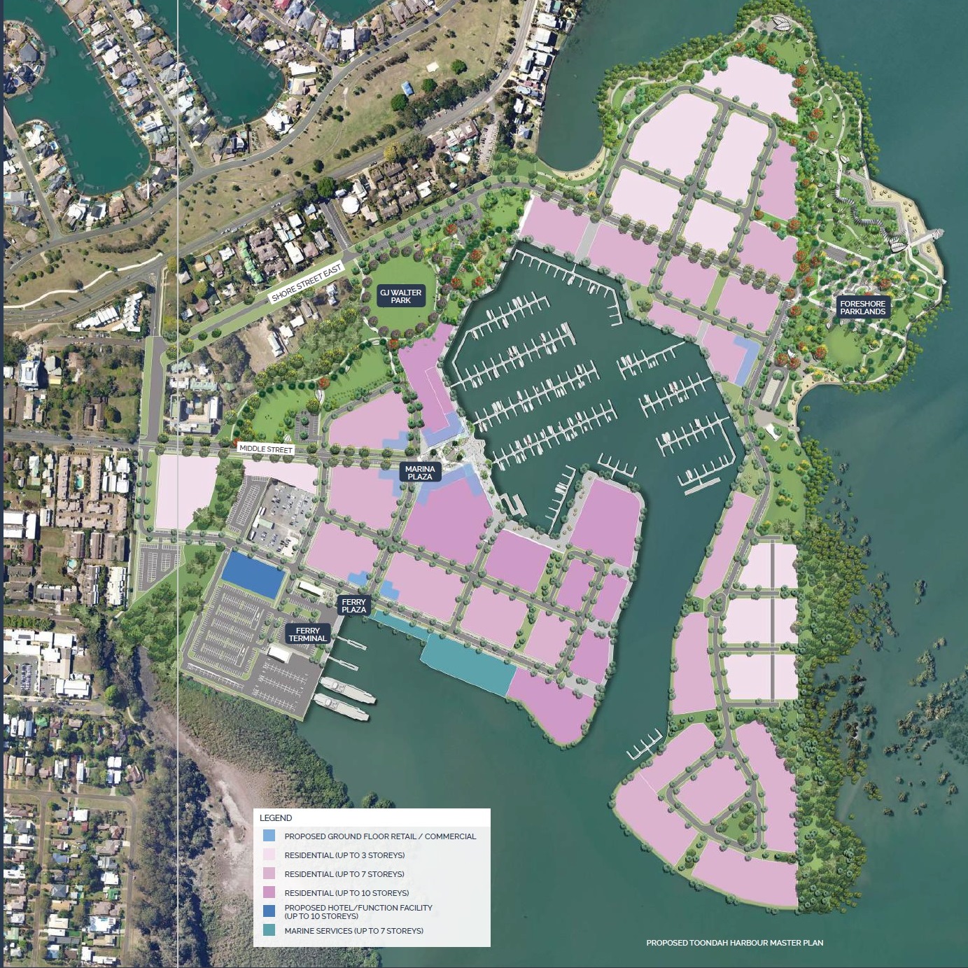 Master Plan for Walker Group's first Toondah Harbour EPBC referral