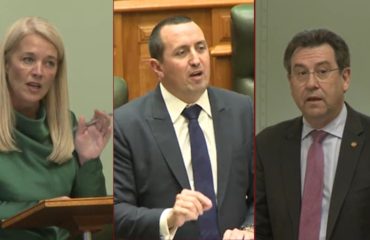 Kim Richards, Don Brown, and Mark Robinson spoke about budget and defamation matters this week in Parliament