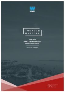 Draft EIS Toondah Harbour - Executive summary Front Cover