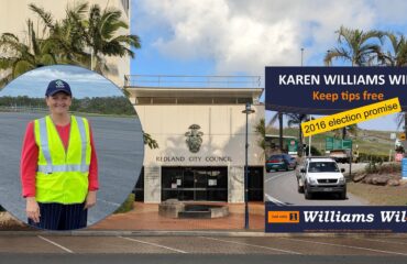 Karen Williams promise tip fees